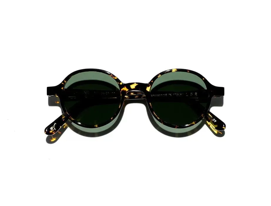 Reunion Flat Green Lenses Havana Scuro