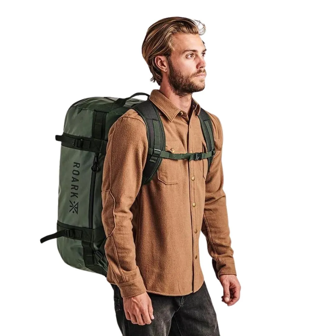 Roark Keg 80L Convertible Duffel Bag - Military