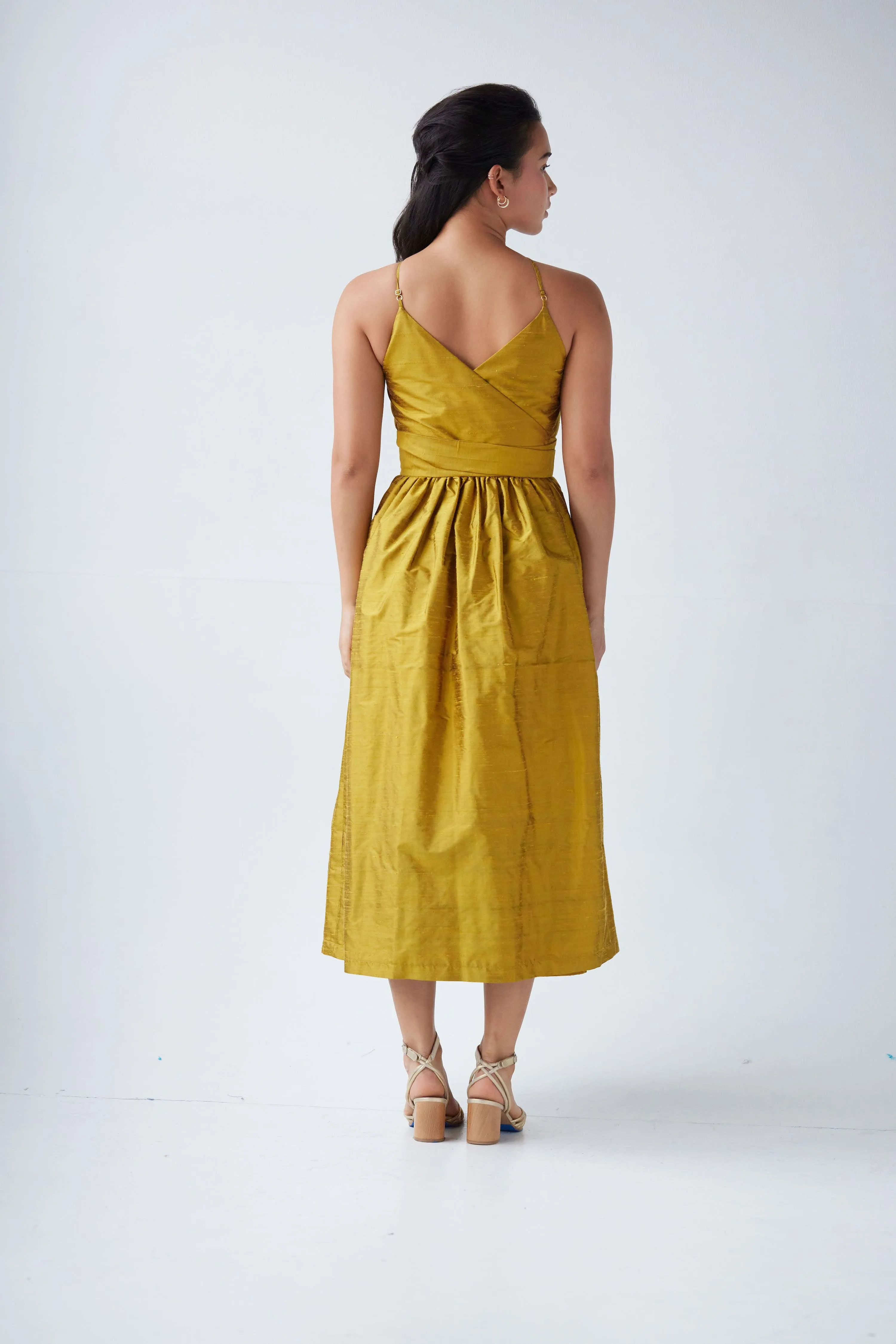 SAMPLE SS24 - Mari Dress in Silk Dupioni