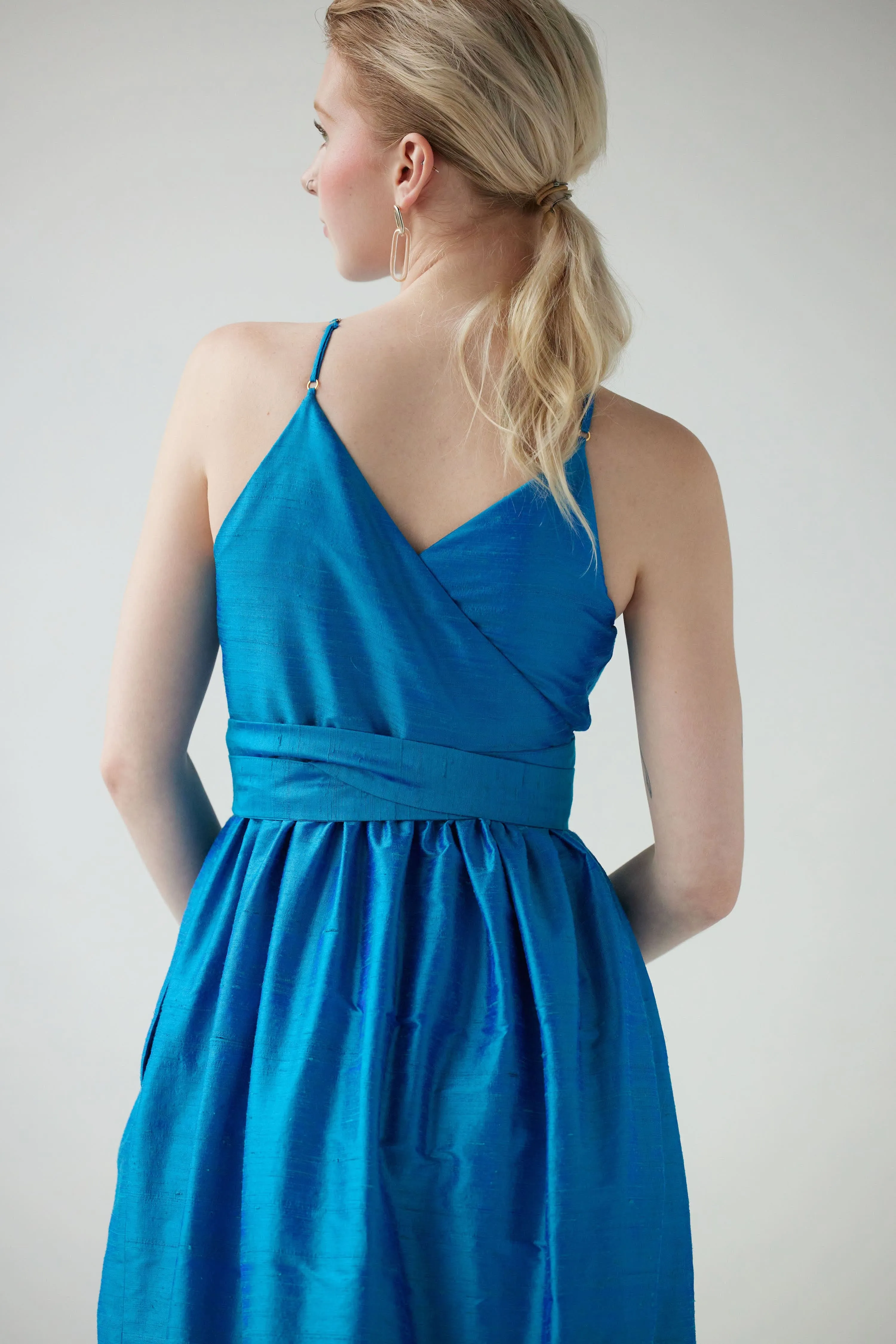 SAMPLE SS24 - Mari Dress in Silk Dupioni
