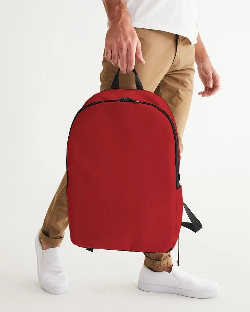 Shaded Red Waterproof Backpack | C0M100Y100K30