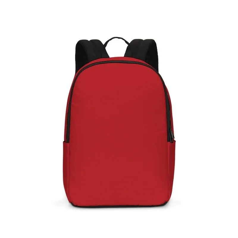 Shaded Red Waterproof Backpack | C0M100Y100K30