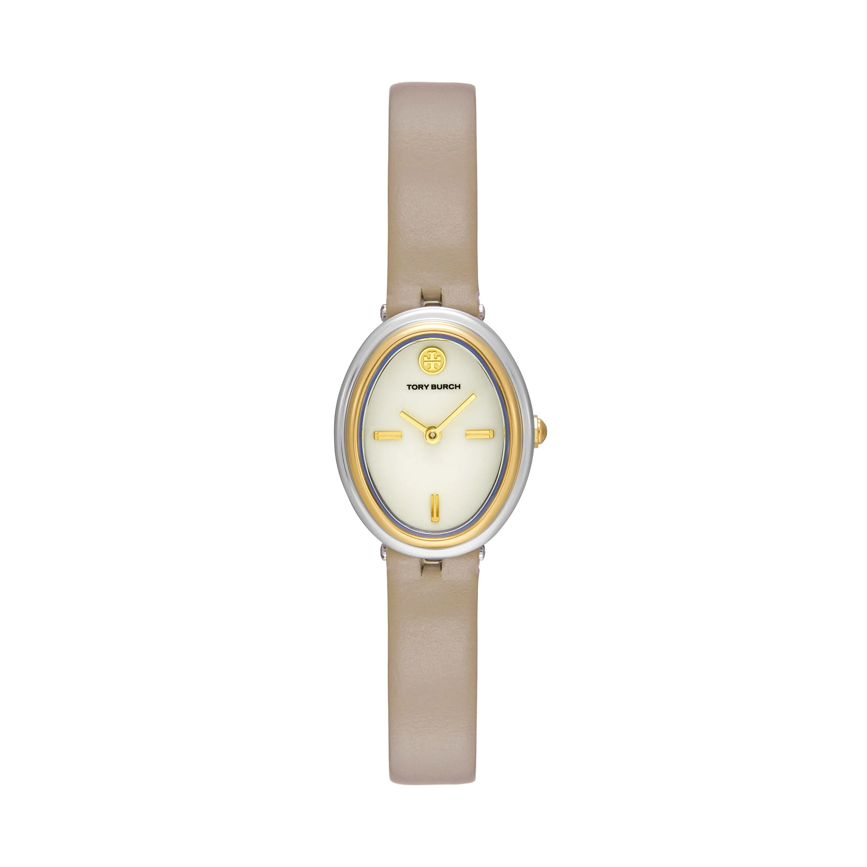 Tory Burch The Oval Gray Analogue Watch TBW6031