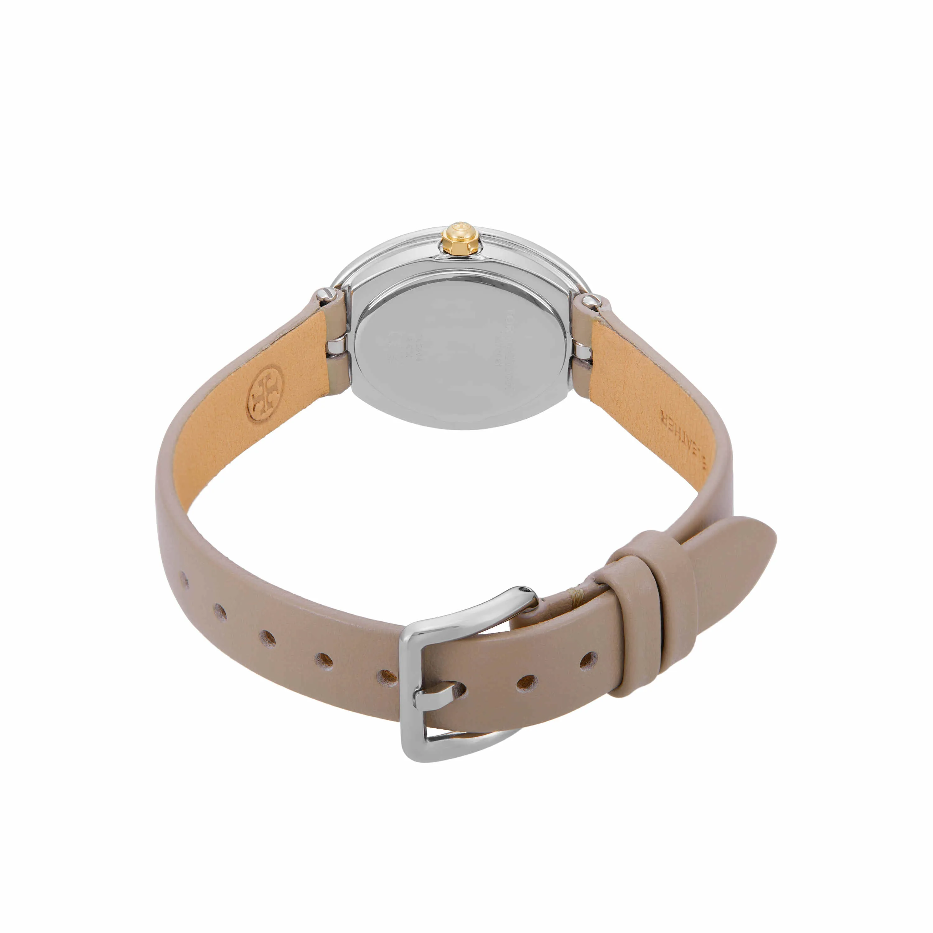 Tory Burch The Oval Gray Analogue Watch TBW6031