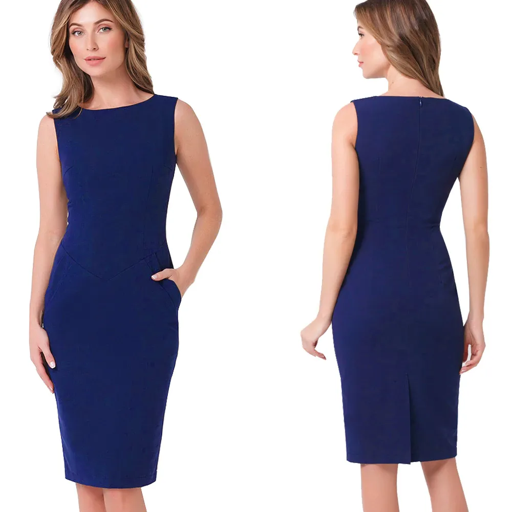 Vintage Blue Party Dress,Size (XS-30 to L-38)